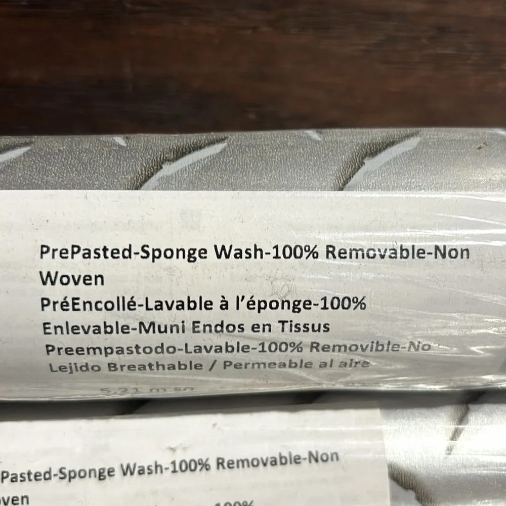 Bundle new Diamond Plate Wallpaper 8 rolls Great for a man cave or boy’s room